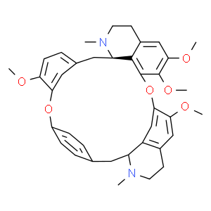 粉防己堿；漢防己甲素